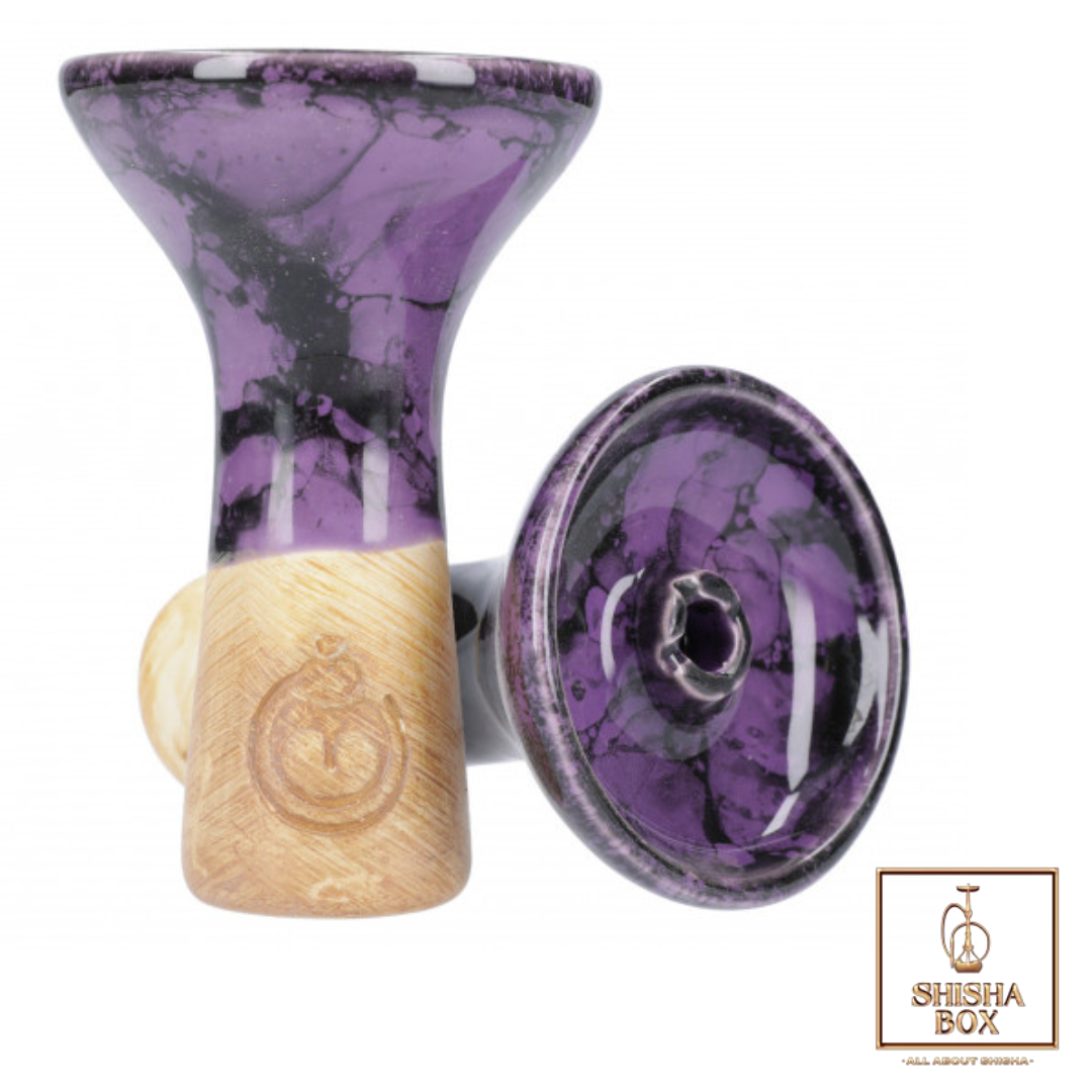 el badia x moon phunnel violet marble black